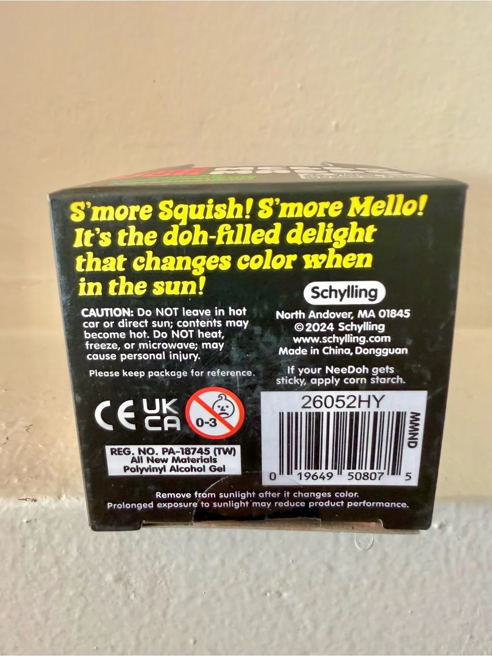 100% AUTHENTIC Schylling NeeDoh Mello Mallo Color-Changing Squishy-PINK!